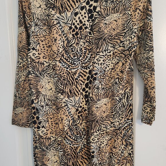 BNWT Lilly Pulitzer Rattan Walk on the Wild Side Tessa 3/4 Sleeve Dress - Picture 3 of 3